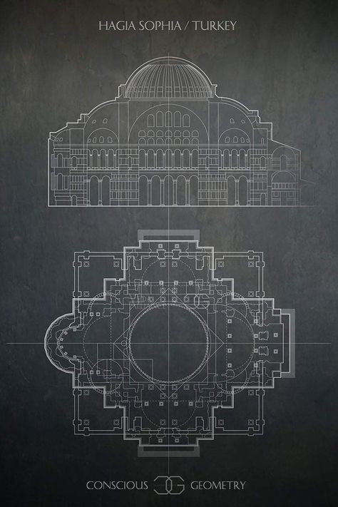 Sacred Geometry In Architecture, Hagia Sophia Architecture, Hagia Sophia Drawing, Anatomy Architecture, Sacred Geometry Architecture, Istanbul Hagia Sophia, Rm 2022, Arch Structure, Mosque Design Islamic Architecture