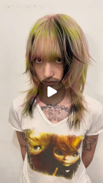 Weiwei Huang on Instagram: "#hair #hairstyle #haircut #hairtutorial #haircolor #y2k #nyc #emo #punk #hairdye #hairstyles #hairtutorials #hairstylist #newyork #emogirl #hairdesign #art #hairfasion #hairtrends #fashion #highlights #grunge #grungegirl #wolfcut  #alternativehair #vkei #raccoontail" Fashion Highlights, Alternative Hair, Grunge Girl, Emo Girls, Hair Designs, Hair Trends, Hair Tutorial, Dyed Hair, Hair Stylist