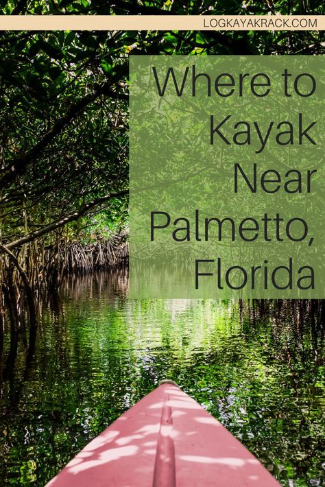 There’s no shortage of adventure waiting for you on the water near Palmetto, Florida. This charming old Florida town is filled with charisma, quiet charm, and natural splendor. Practically surrounded by water on all sides, there are so many splendid options for kayakers of all skill levels to get out and enjoy the beautiful Florida waters near Palmetto. From thrilling to tranquil, freshwater to saltwater, mangrove forest to dolphins, Palmetto has it all. #logkayakrack #kayak Anna Maria Florida, Palmetto Florida, Beautiful Florida, Beautiful Parks, Kayak Rack, Mangrove Forest, Florida Living, Anna Maria Island, Old Florida