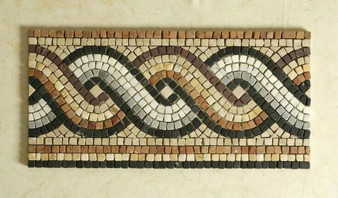 Egyptian Mosaic, Mosaic Designs Pattern, Free Mosaic Patterns, Rococo Art, Rug Hooking Designs, Mosaic Flower Pots, Waterfall Art, Mosaic Inlay, Roman Mosaic