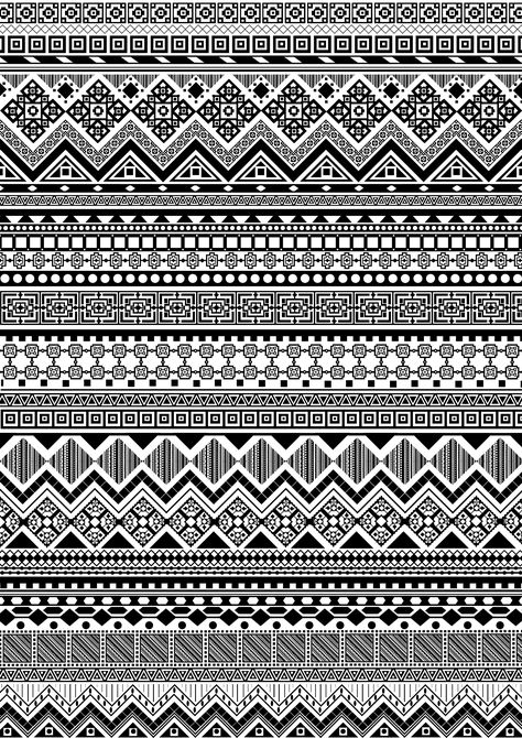 Indian Graphic Design Pattern, Indian Geometric Pattern, Black Aztec Wallpaper, Western Geometric Pattern, Black And White Aztec Wallpaper, Beginner Photoshop, Aztec Prints, Ethnic Print Pattern, Chicken Kari