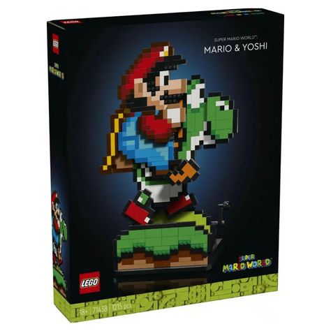 Fun Room Decor, Mario And Yoshi, Super Mario Gifts, Mario Lego, Lego Mario, Mario Yoshi, Fun Room, Super Mario Games, Lego Kits