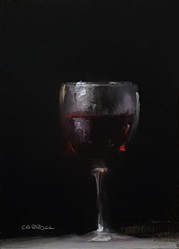 Dark Still Life Painting, Wine Glass Oil Painting, Oil Still Life Painting, Still Life Wine, Neil Carroll, Oil Painting Realism, Atmospheric Art, Painting Realism, Oil Painting Nature