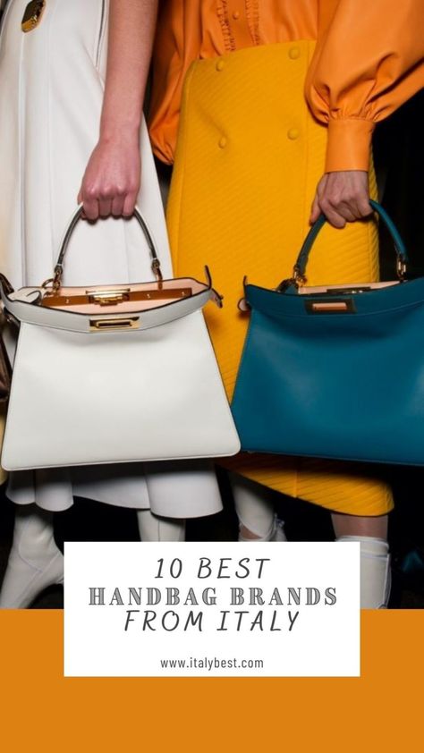 10 Best Italian Handbag Brands - Miu Miu, Prada, Gucci, Benetton, Fendi... Italian Purses, Italian Leather Purse, Italian Handbags, Italian Leather Handbags, Italian Bags, Purse Brands, Italian Leather Bags, Fashion Corner, Best Handbags