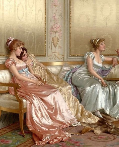 Vittorio Reggianini, Parisian Beauty, Robert Williams, Man And Wife, Italian Painters, Regency Era, Oil Painting Portrait, Victorian Women, Silk Painting