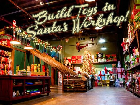 Great places to see Santa Claus | Santas Workshop, Workshop and ... Elf Hunt, Lapland Christmas, North Pole Experience, Fun Christmas Ideas, Christmas Kingdom, Santa Chair, Christmas Shop Displays, Christmas Grotto, Santa House