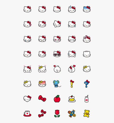 Emoji Copy And Paste, Emoji Copy, Emoji Coloring Pages, Hello Kitty Printables, Hello Kitty Backgrounds, Hello Kitty Art, Copy And Paste, Hello Kitty My Melody, Hello Kitty Pictures