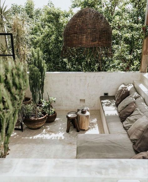 Mexico Airbnb, Jungle Trees, Jungle Home, Casa Cook, Jungle Tree, Art Loft, Jungle Gardens, Brick Texture, Interior Design Boards