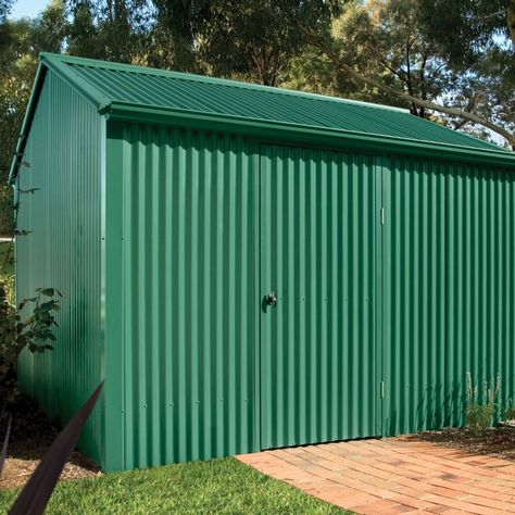 The Handi-Heritage Shed is more than just a practical outdoor storage shed! 🤩 The classic styling of Handi-Heritage outdoor sheds exude charm and character. Not only will your new shed look good, but you can also personalise with louvre and sliding windows, gutters and downpipes and skylight roofing sheets 👍 Show us your Handi-Sheds! Learn more ➡️ bit.ly/handi-heritage #stratco #howto #shed #sheds #storage #garden #gardenshed Mini Container, Outdoor Storage Shed, Outdoor Sheds, Roofing Sheets, Metal Shed, Sliding Windows, Outdoor Storage Sheds, Metal Structure, Storage Shed