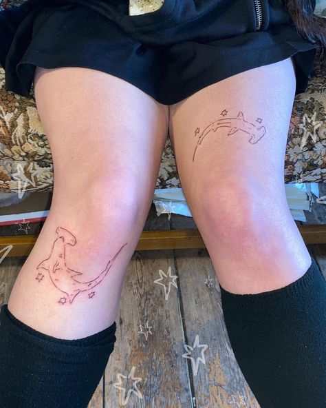 I’ve already lost count of how many hammerhead sharks I’ve drawn and made, and each time I fall in love with them more and more. also one… | Instagram Hammer Tattoo, Hammerhead Shark Tattoo, Seal Tattoo, Hammerhead Sharks, Places To Get Tattoos, Autumn Tattoo, Funky Tattoos, Shark Tattoo, Shark Tattoos