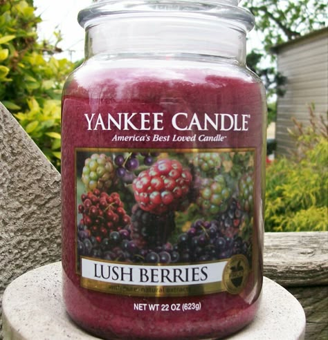 Up for sale we have:   A Brand NEW Retired Yankee Candle!  "LUSH BERRIES" WHITE LABEL BOTTOM!  EXTREMELY RARE & VERY HARD TO FIND!   This one is a Large 22 oz. glass jar.   Burn time is between 110-150 hours.   PLEASE JUST SEND ME A MESSAGE FOR MULTIPLE PURCHASES.... I DO OFFER COMBINED SHIPPING :-) Please be sure to browse through and see all of my items that I have for sale :-) Sweet Candle, Sweet Candles, Birthday Basket, Yankee Candles, Smell Goods, Berry Fruit, Candle Business, White Candles, Yankee Candle