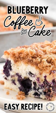 Sourdough Discard Blueberry, Blueberry Cream Cheese Coffee Cake, Buckle Recipe, Blueberry Coffee Cake Recipe, Cheese Coffee Cake, Blueberry Desserts Recipes, Blueberry Crumb Cake, Breakfast Coffee Cake, Blueberry Buckle