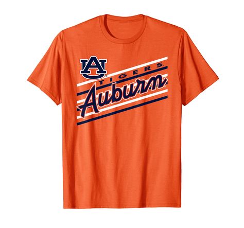 PRICES MAY VARY. Officially Licensed Auburn University apparel. Show your support for the Tigers with this Auburn apparel item. The soft material and digitally printed logo make this a great addition to any Auburn Tigers apparel collection! War Eagle! Wear this fan favorite Auburn Tigers apparel to the big game or just hanging out around the house. Lightweight, Classic fit, Double-needle sleeve and bottom hem College T-shirt With Custom School Spirit Print, School Spirit Graphic T-shirt, University Logo T-shirt With Team Spirit, Team Spirit University Logo T-shirt With Crew Neck, Auburn Shirts Vinyl, School Tshirt Designs, University Logo, School Spirit Shirts, Auburn University