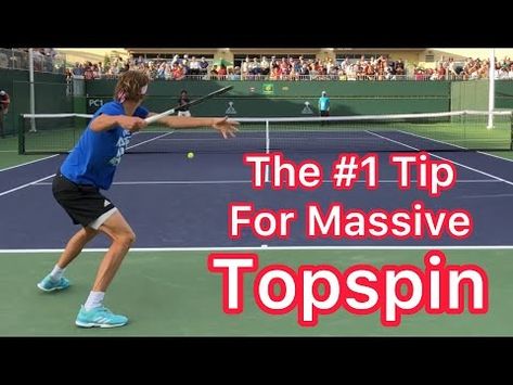 #1 Tip For Massive Topspin (Tennis Forehand Technique) - YouTube Tennis Forehand, Emma Kate, Tennis Drills, Tennis Tips, A Question, Tennis