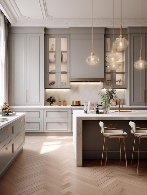 Elegant Kitchen Design, Classic Kitchen Design, Inspiration Kitchen, Working Space, Elegant Kitchens, Classic Kitchens, Kitchen Inspiration Design, Kitchen Trends, Luxury Kitchens