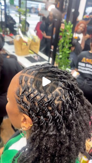 Ama hair salon 🇬🇭 😊 on Instagram: "😍 Palm roll and style on locs   #locs #locstyles #locjourney #naturalhair #afro" Palm Rolled Locs, Locs With Curls At The End, Locs With Curls, Loc Styles, Locs, Hair Salon, Natural Hair Styles, Hair Care, Rolls