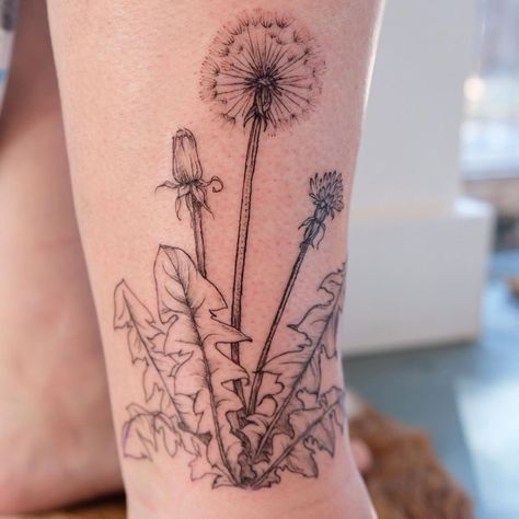 10 Best Dandelion Tattoo Ideas You'll Have To See To Believe! | Outsons | Men's Fashion Tips And Style Guides Dandelion Chest Tattoo, Tattoos Dandelion, Blowing Dandelion Tattoo, Dandelion Tattoo Ideas, Watercolor Dandelion Tattoo, Botanical Sleeve, Dandelion Tattoo Meaning, Dandelion Tattoos, Botanisches Tattoo