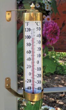 Giant Wall Thermometers Rain Catcher, Bushel Baskets, Art Deco Clock, Classic Clocks, Outdoor Thermometer, Old Farmers Almanac, Farm Tools, Retro Clock, School Garden