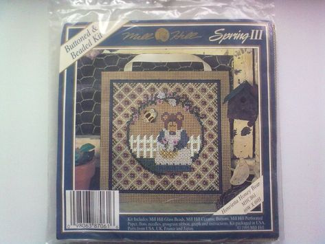 Mill Hill Cross Stitch, Mr Mcgregor, Mill Hill, Perforated Paper, Honey Bear, Bead Kits, Grosgrain Ribbon, Glass Beads, Cross Stitch