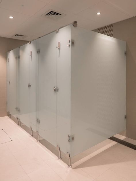 Glass Shower Cubicles Ladies Bathroom, Shower And Toilet, Toilet Cubicle, Cubicle, Glass Shower, Shower Room, Bathroom Interior, High Performance, To Work