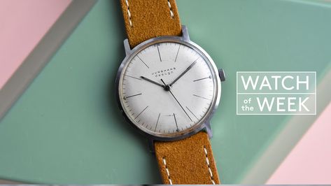 Watch Of The Week: Why I Still Love My Junghans Max Bill - Hodinkee Moma Shop, Junghans Watch, Junghans Max Bill, Wrist Watch Design, Max Bill, Value Proposition, Art Institute Of Chicago, Patek Philippe, Mechanical Watch