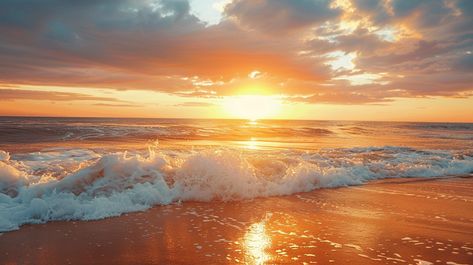 Orange Aesthetic Horizontal, Sunrise Horizontal, Sky Aesthetic Sunrise, Beach Pictures Wallpaper, Orange Banner, Sinulog Festival, Incredible Landscapes, Hd Landscape, Sunrise Landscape