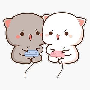 Games App Icon, Cat Gaming, Peach And Goma, Quotes Malayalam, Mochi Cat, Games App, Cat App, Pusheen Cute, Chibi Cat