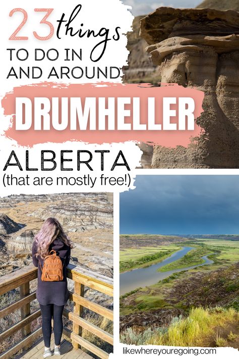 Roadtrip Games, Drumheller Alberta, Alberta Canada Travel, Columbia Travel, British Columbia Travel, Canadian Road Trip, Alberta Travel, Places To Explore, Canadian Travel