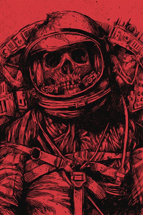 Astronaut Art, Dead Space, Affordable Art Prints, Space Suit, A Skeleton, Arte Fantasy, 판타지 아트, A Skull, Skull And Bones