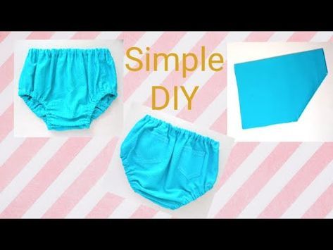 Baby Romper Diy, Baby Bloomers Pattern, Diaper Cover Pattern, Baby Clothes Patterns Sewing, Sewing Baby Clothes, Baby Frocks Designs, Baby Bloomers, Baby Diaper