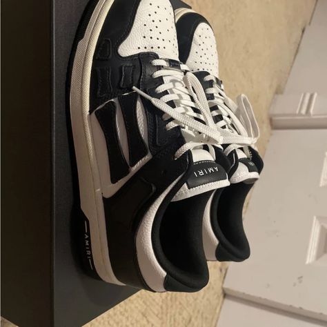 Outfits With Amiri Sneakers, Amiri Shoes, Amiri Star Shoes, Amiri Shoes Pink, Amiri Skeleton Shoes, Black Amiri Shoes, Black And White Amiri Shoes, Black And White Trainers, Black Trainers