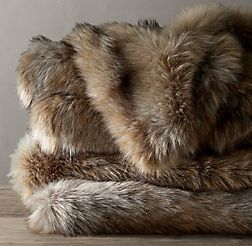 Rooms | RH Rh Ski House, Oversized Bed, Ski House Decor, Faux Fur Bedding, Rh Rugs, Rh Teen, Ski House, Rh Modern, Fur Blanket