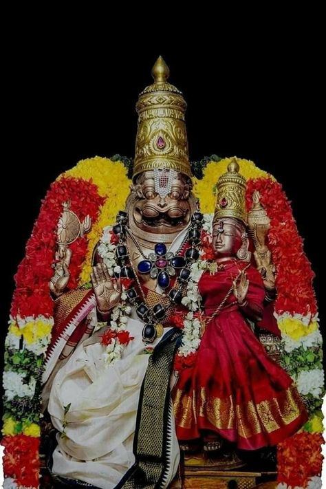 Laxmi Narsimha Swamy Images, Laxmi Narasimha Swamy Hd Wallpaper, Narashima Swamy Hd Wallpaper, Narshima God, Lakshmi Narsimha, Hindu Statues Goddesses, Lord Narasimha, Lakshmi Narasimha, Narasimha Swamy