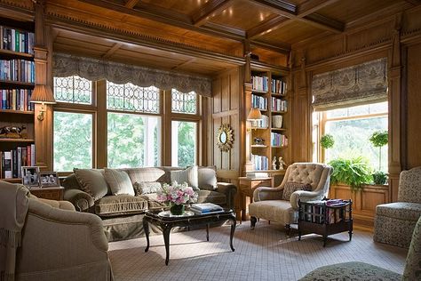 Traditional Sitting Room, Old English Manor, Manor House Interior, Manor Interior, Country Mansion, Greenwich Connecticut, English Manor, Gorgeous Interiors, Greenwich Ct