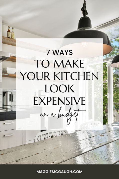 Economical Kitchen Remodel, New Countertops On A Budget, Modern Kitchen On A Budget, Kitchen Backsplash With Busy Countertops, Update My Kitchen On A Budget, Least Expensive Countertops, Budget Kitchen Backsplash Ideas, Diy Budget Kitchen Makeover, Expensive Looking Kitchen On A Budget