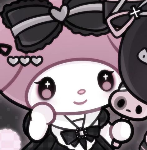 Dark Kawaii, Jirai Kei, Hello Kitty Themes, Melody Hello Kitty, 17 Kpop, Iphone Wallpaper Kawaii, Cute Kawaii Animals, Hello Kitty Backgrounds, Hello Kitty Drawing