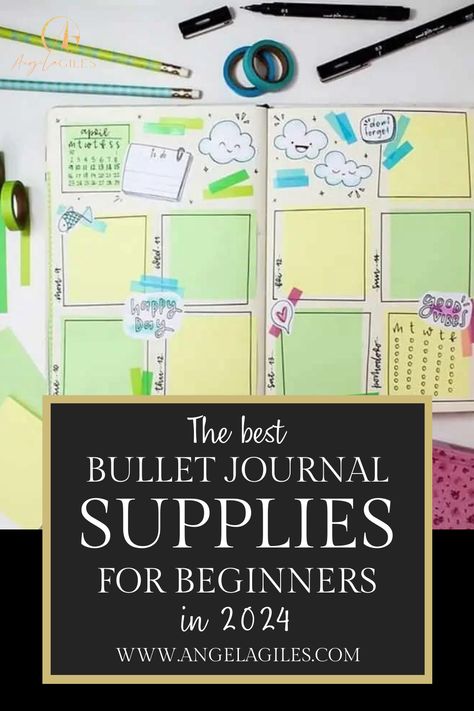 Newcomers to bullet journaling often find themselves engrossed in the quest for the ideal notebook or pen to create stunning spreads. While numerous brands offer bullet journal supplies, it's essential to note that high quality doesn't always come with a hefty price tag. Here are some supplies endorsed by experts. Bullet Journal Voyage, Bullet Journal Materials, Bullet Journal Tools, Journal Materials, Pen And Notebook, Journal Starter Kit, Bullet Journal Starter Kit, Bullet Journal Supplies, Sticker Organization