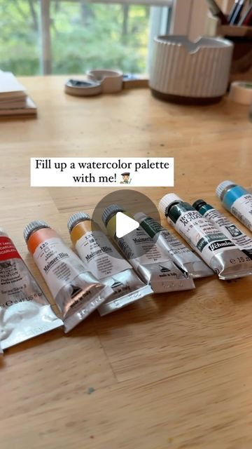 Watercolor Palette Aesthetic, Watercolor 101, Creative Practice, Watercolor Beginner, Watercolor Lessons, Watercolor Palette, October 10, Watercolor Brushes, Watercolour Tutorials