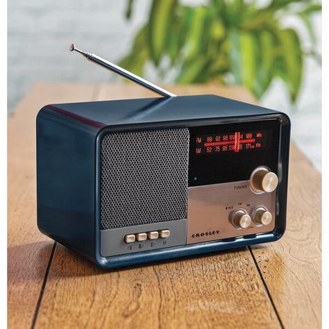 Product Render, Crosley Radio, Free Mail, Radio Cd Player, Gold Knobs, Free Stuff By Mail, Tiny Space, Transistor Radio, Wireless Speakers Bluetooth