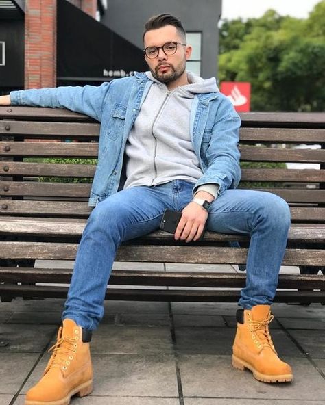 Ootd Men Casual, Timbs Outfits, Tims Boots, Men Street Outfit, Milk Tray, Timberland Outfit, Timberland Boots Outfit Mens, Outfit Botas, Black Men Fashion Urban