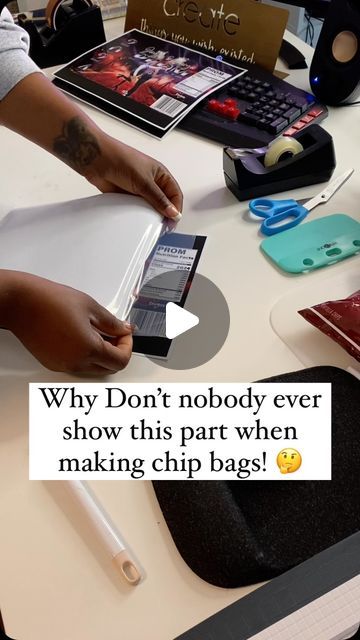 Chip Bag Design Ideas, Chips Bags Ideas, Chip Bags For Party, Chip Bag Diy, Diy Chip Bags, Chip Bag Design, How To Make Chips, Shoe Packaging, Sublimation Ideas Projects Inspiration