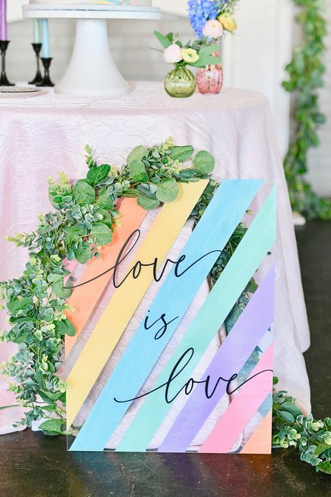 Pastel Wedding Ideas, Gay Wedding Ideas, Diy Welding Projects, Welding Projects Ideas, Welding Technology, Watercolor Cake, Rainbow Pastel, Wedding Cape, Polka Dot Wedding