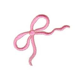 Corner Bow embroidery design Pink Bow Embroidery, Bow Embroidery Pattern, Bow Stitching, Bow Embroidery Design, Heirloom Stitching, Embroidery Bow, Bow Embroidery, New Embroidery, Embroidery Alphabet