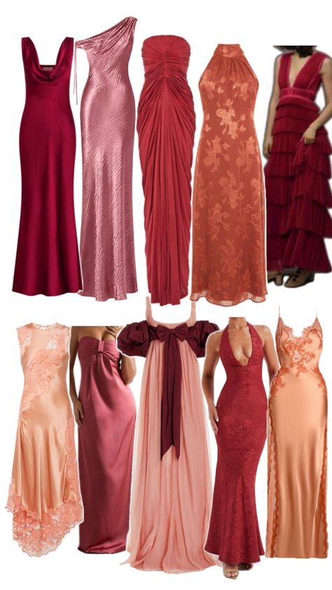 Bridesmaid Dress Color Schemes, Bridesmaid Dress Colors, Cute Prom Dresses, Wedding Attire Guest, Dress Aesthetic, Reception Dress, Glam Dresses, Ball Gown Dresses, Fancy Outfits