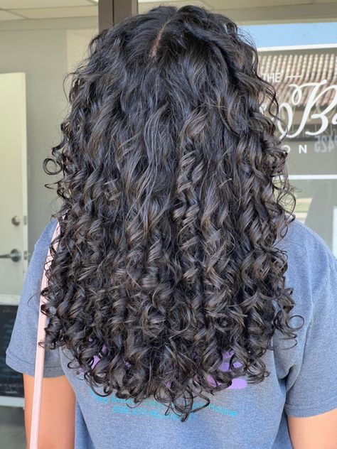 Double Unicorn Haircut Curly Hair, Unicorn Curly Haircut, Curly Haircuts 3b/3c, Wolf Cut Curly Hair 3a 3b, 3a Long Curly Hair, Curly Hair Cuts, Natural Hair Styles, Dreadlocks, Hair Cuts