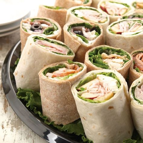 The Great Wrap Controversy Wrap Platter, Party Tricks, Specialty Sandwiches, Sandwich Platter, Clean Eating Chicken, Party Platter, Pinwheel Recipes, Best Party Food, Food Decor