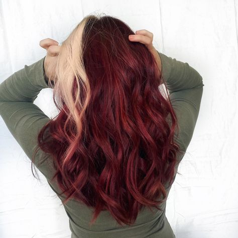 Velvet Hair Color, Red Velvet Hair Color, Matrix Formulas, Red Velvet Hair, Money Pieces, Redken Shades, Girl Grunge, Redken Shades Eq, Pulp Riot