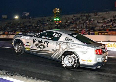 Bo Butner and Ford Motorsports laid claim to the first trophy in the American Drag Racing League’s highly anticipated new SuperCar Showdown division at the season-opening CarSafe Dragpalooza VIII Cobra Jet Mustang, Mustang Cobra Jet, Ford Mustang Cobra, Ford Mustang Fastback, Mustang Cobra, Mustang Fastback, Drag Racing Cars, Ford Cars, Ford Racing