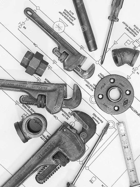 Plumbing Aesthetic, Plumbing Advertising, Bathroom Plumbing Diagram, Basement Bathroom Plumbing, Plumber Tools, Plumbing Logo Design, Driveway Lights, Plumbing Diagram, Plumbing Materials