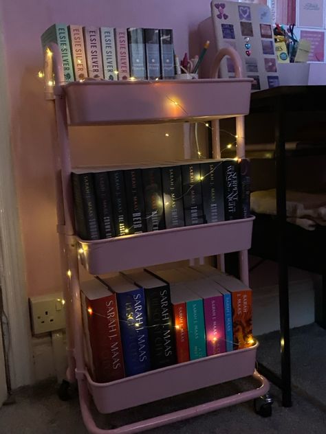 Pink book cart
Pink book trolley 
Amazon finds 
Booktok 
Book vibes 
Pink books Book Cart Aesthetics, Book Carts Aesthetic, Bookshelf Cart, Book Trolley, Library At Home, Bookish Decor, Fairycore Room, Bookshelf Aesthetic, Book Carts